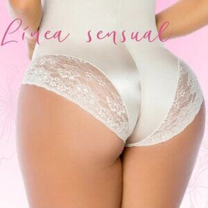 Stagmi 100% Colombian-Made Faja Shapewear Bodysuit Lace Detail Waist Butt Shaper